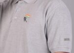 Premium Melange Grey Polo T-Shirt – WANDERER COLLECTION - Image 3